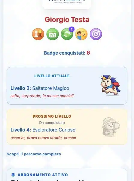 Gestione Scacchi