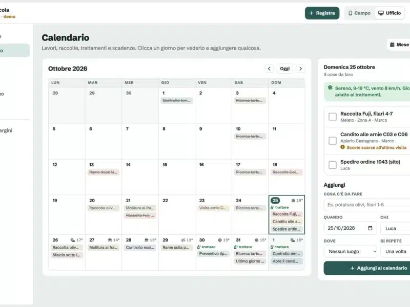 Gestionale per un'azienda agricola