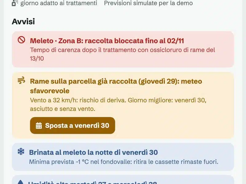 Gestionale per un'azienda agricola